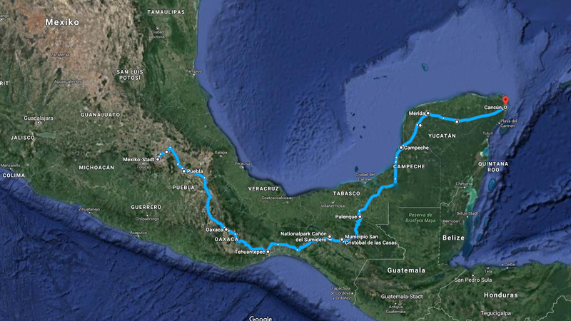 Mexico Route gesamt800px